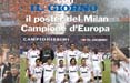 Il Giorno regala il poster del Milan Campione d'Europa