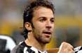 Le partite di Alex Del Piero in diretta su Mediaset Premium