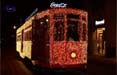 I Tram di luce Coca-Cola illuminano la città per Natale