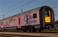 Un treno tutto rosa preannuncia in Belgio l’arrivo del Giro 