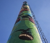 La nuova Ciminiera Branca a colori: inaugurazione a Milano dell'opera di street art