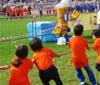 20.000 bambini fanno sport e giocano con Milk Ciock e Al e gli Amici del Mulino