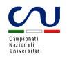 Pool di partner a fianco dei Campionati Nazionali Universitari
