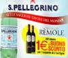L’acqua S.Pellegrino insieme al chianti Rèmole Frescobaldi