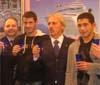 Bogliacino e Gargano del Napoli ospiti allo stand Costa Crociere