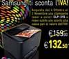Retail: Samsung Electronics sconta l'iva sulla stampante laser