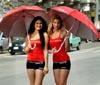 Ducati Streetfighter Girl, le 'umbrella girls' che tutti i motociclisti vorrebbero incontrare