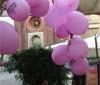 Un'isola rosa a Milano per il Giro d'Italia