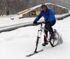 La nuova attrazione di Courmayeur sono i Ktrak, bici cingolate per la neve