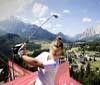 'In City Golf Cortina', Cooee in cima al Trampolino Italia. Guarda l'immagine