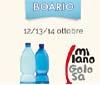 Boario acqua ufficiale di Milano Golosa