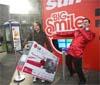 UK - Stretch says smile for The Sun campaign