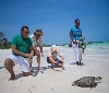 Skydive sulla spiaggia di Watamu per la campagna #KenyaLive con il nuovo ministro del Turismo