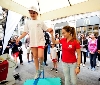 A Milano Carlotta Ferlito prosegue il tour dell'Happy Meal Sport Team