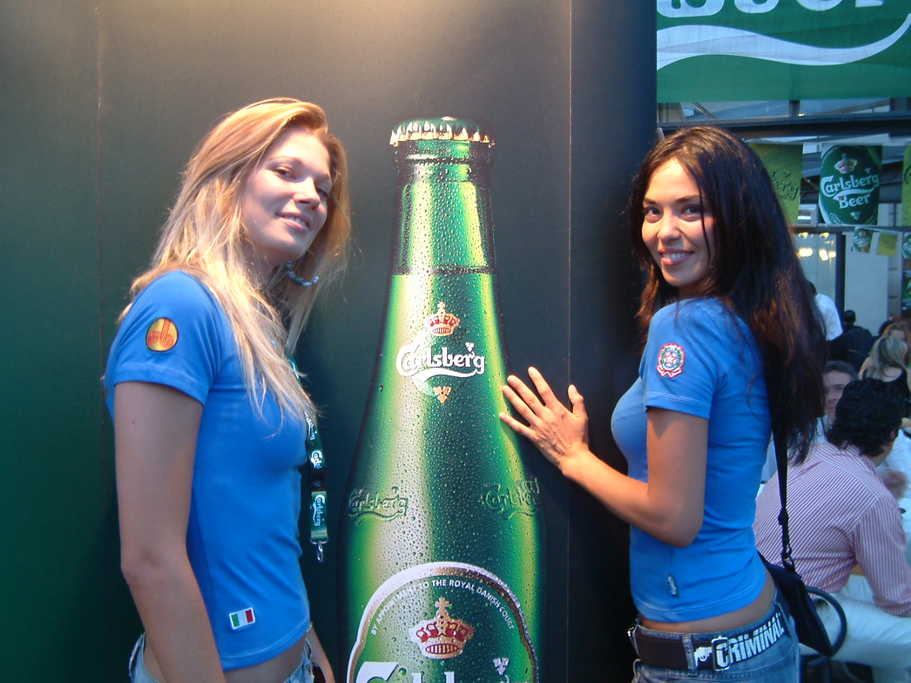 Carslberg Day - hostess.JPG