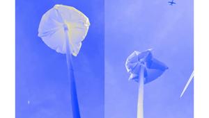 Aspettando il fuorisalone della Design week, WE WILL DESIGN–The Convivial Laboratory porta a BASE Milano Flowair, installazione site specific firmata dal team di Ingo Maurer