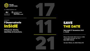 Prende vita InSIdE, l'osservatorio sull' Influencer Marketing che nasce dalla collaborazione tra Pulse Advertising, Eumetra  e l’Università di Pavia. L'appuntamento è per mercoledì 17 novembre presso il Museo della Scienza