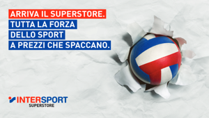 INTERSPORT Superstore lancia la campagna "Tutta la forza dello sport" firmata AD4