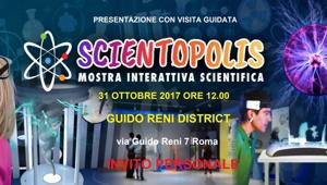 ‘Scientopolis’, la mostra edutainment sarà inaugurata l'1 novembre al Guido Reni District di Roma. I bambini di Amatrice proveranno per primi le 50 postazioni interattive