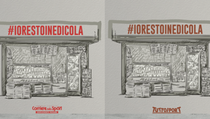 Coronavirus. Corriere dello Sport-Stadio e Tuttosport  lanciano #IoRestoInEdicola per ringraziare gli edicolanti d’Italia. Appello a tutti gli editori italiani ad unirsi all’iniziativa