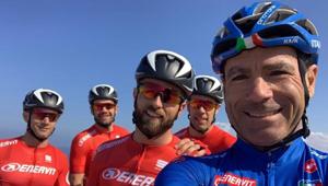 Gli atleti di ‘IRD Squadra Corse’ protagonisti dell’ultimo spot Enervit Nutrition System con il CT azzurro Davide Cassani