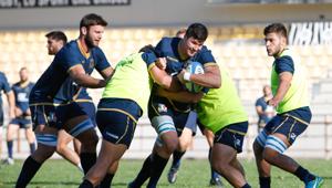 Gli azzurri del rugby all’esordio con le nuove maglie Macron