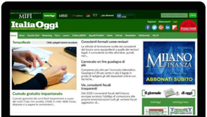 Online il nuovo sito di ItaliaOggi