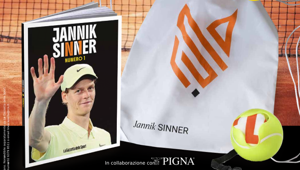 Graffiti firma la campagna promozionale di Jannik Sinner.Numero 1, lo speciale volume fotografico de La Gazzetta dello Sport
