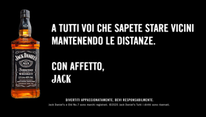 Jack Daniel's: on air "Con affetto, Jack", il video speciale che invita a restare a casa e condividere momenti autentici, rigorosamente a distanza. Firma Energy BBDO