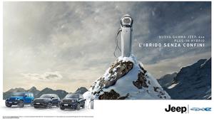 Jeep 4xe in vetta nella nuova campagna OOH by Leo Burnett Torino