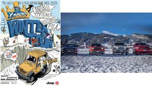 Jeep è main sponsor del tour di active sport sulla neve 'Radio Deejay Xmasters - Action Sport Music Show'