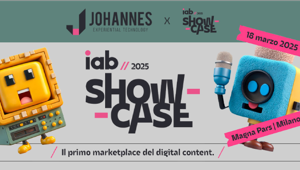 Johannes è Presenting Partner della terza edizione di IAB Showcase, l'evento esclusivo dedicato al digital content