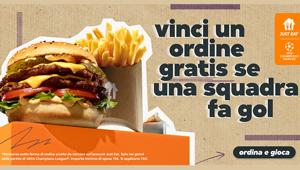 Just Eat lancia la campagna “Tiro, Gol, Rimborso”: un’iniziativa per emozionarsi ad ogni goal mangiando senza spendere
