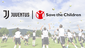 Juventus in campo al fianco di Save the Children per contrastare la povertà educativa in Italia e illuminare il futuro dei bambini