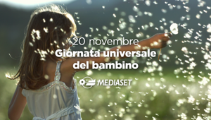 Mediaset lancia una campagna multimediale per promuovere i diritti dei più piccoli