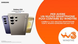 Con lo spot "Reload exChange" di VLM, WINDTRE inaugura la promozione un Samsung Galaxy S24 con AI in cambio del vecchio smartphone