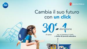 P&G torna a sostenere Save The Children in collaborazione con Amazon nella terza edizione dell’iniziativa ‘Cambia il suo futuro con un click’