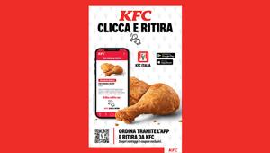 KFC Italia punta sul digital e lancia l'e-commerce con il servizio di 'Clicca e ritira in app'