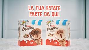 Con Kinder Bueno Cono l'estate parte dal freezer con la firma di Ogilvy e VMLY&R