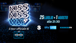 Il tour estivo di Radio Kiss Kiss arriva in TV: su Sky Uno, TV8 e NOW due speciali dedicati al Kiss Kiss Way 2026