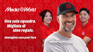 MediaWorld inaugura la campagna internazionale di Natale. Protagonista il nuovo Global Ambassador Jürgen Klopp. Debutta l'innovativo sound branding