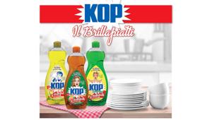 Al via la nuova campagna pubblicitaria per il rilancio dello storico detersivo stoviglie KOP