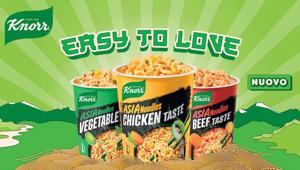 Knorr presenta Asia Noodles, una novità nel suo portafoglio, insieme alla campagna “Easy to Love”, ideata e sviluppata da Edelman Italia