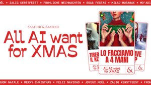 "All AI Want For Xmas": Saatchi & Saatchi trasforma i feedback dei clienti in auguri di Natale generati dall'intelligenza artificiale