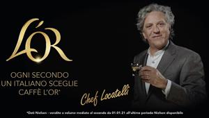 Chef Giorgio Locatelli protagonista della nuova campagna di L’OR Espresso pianificata da Havas Media con la creatività di Hercules