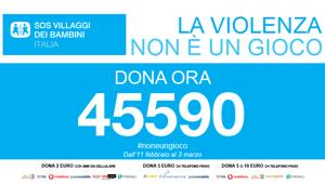 Serie A Tim scende in campo a fianco di Sos Villaggi dei bambini per la campagna "Non è un gioco"