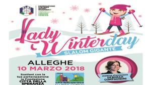 Sabato 10 marzo ad Alleghe il primo 'Lady Winter Day', una giornata per la ricerca e per i bambini malati