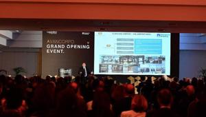 Grand opening event dei pdv Lagardère in avancorpo Area di Imbarco E - Fiumicino Aeroporto. Firma Gruppo Peroni Eventi
