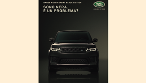 Con GB22, scelta dopo gara, Jaguar Land Rover punta sulla 'diversity' con la campagna “Sono Nera. È un problema?” per Range Rover Sport Black Edition