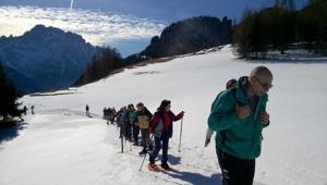 Ritorna 'Laste Ciaspamoon', evento notturno alla scoperta delle Dolomiti